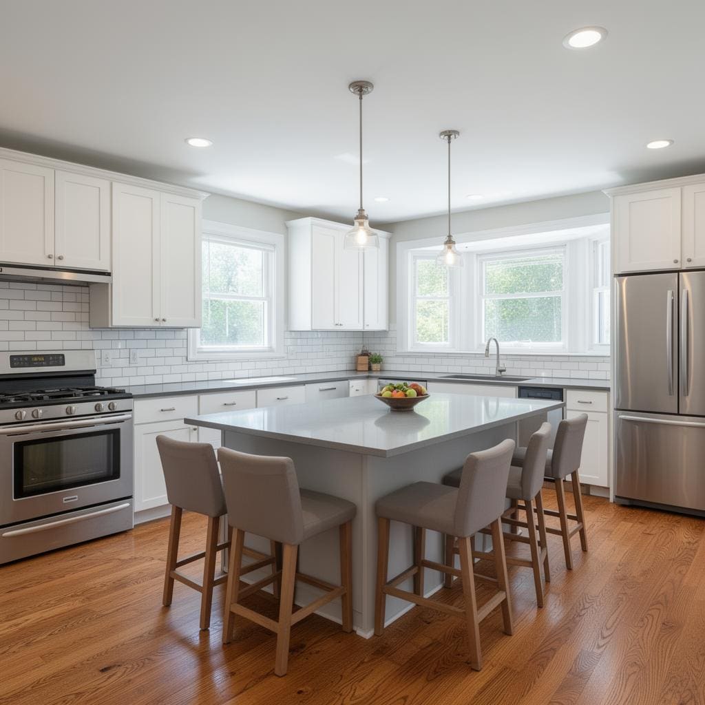 Luxury kitchen remodeling project in Havertown, Pennsylvania