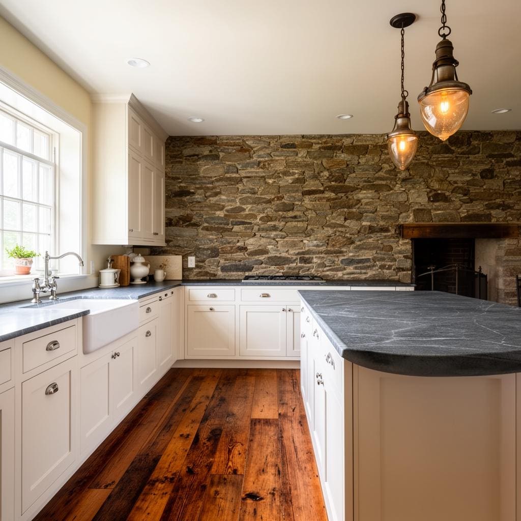 Luxury kitchen remodeling project in Wrightstown, Pennsylvania